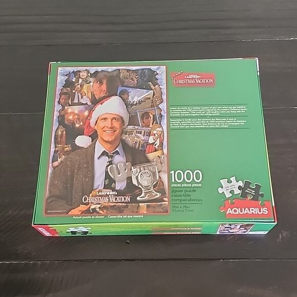 NATIONAL LAMPOON'S Christmas Vacation Puzzle Holiday Aquarius Brand 1000 Pieces - Picture 3 of 5